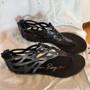 American Rag Black Cutout Sandals